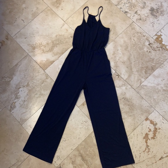 Navy Blue Jump suit - Picture 2 of 4